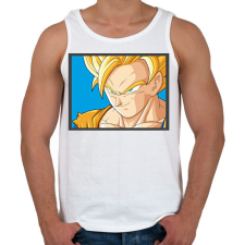 PRINTFASHION Dragon ball karakterek2 - Férfi atléta - Fehér atléta, trikó