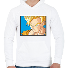PRINTFASHION Dragon ball karakterek2 - Férfi kapucnis pulóver - Fehér férfi pulóver, kardigán
