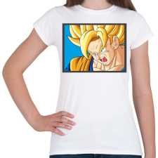 PRINTFASHION Dragon ball karakterek3 - Női póló - Fehér női póló