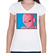 PRINTFASHION Dragon ball karakterek7 - Női V-nyakú póló - Fehér női póló