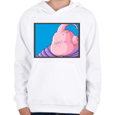 PRINTFASHION Dragon ball karakterek 6 - Gyerek kapucnis pulóver - Fehér