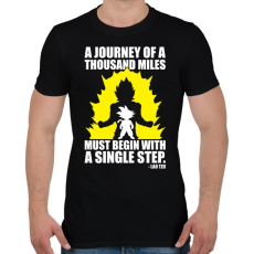 PRINTFASHION Dragon Ball - Kezdet - Férfi póló - Fekete