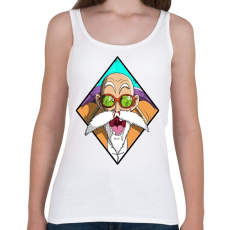 PRINTFASHION Dragon Ball Mester - Női atléta - Fehér