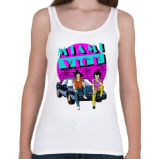 PRINTFASHION Dragon Ball Miami Vice - Női atléta - Fehér