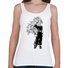 PRINTFASHION Dragon Ball - Női atléta - Fehér női trikó