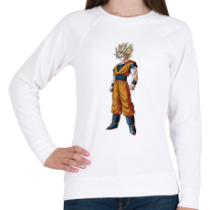 PRINTFASHION Dragon Ball - Női pulóver - Fehér