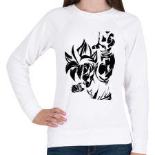 PRINTFASHION Dragon Ball - Női pulóver - Fehér női pulóver, kardigán