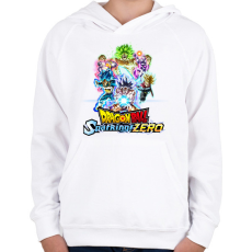 PRINTFASHION Dragon Ball Sparking Zero - Gyerek kapucnis pulóver - Fehér
