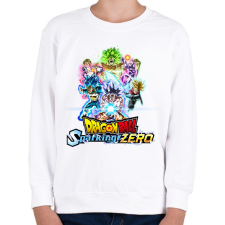 PRINTFASHION Dragon Ball Sparking Zero - Gyerek pulóver - Fehér gyerek pulóver, kardigán