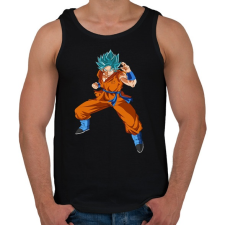 PRINTFASHION dragon ball ssj-goku - Férfi atléta - Fekete atléta, trikó