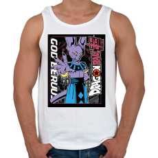 PRINTFASHION Dragon Ball Szuper - Férfi atléta - Fehér