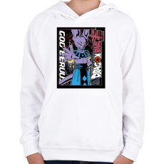 PRINTFASHION Dragon Ball Szuper - Gyerek kapucnis pulóver - Fehér