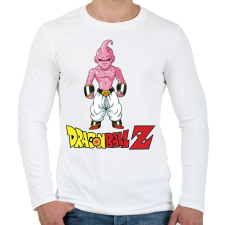 PRINTFASHION Dragon ball Z Kid Buu - Férfi hosszú ujjú póló - Fehér férfi póló