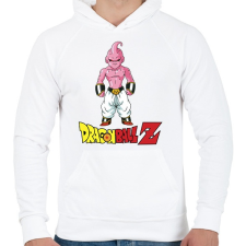 PRINTFASHION Dragon ball Z Kid Buu - Férfi kapucnis pulóver - Fehér férfi pulóver, kardigán