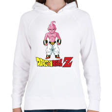 PRINTFASHION Dragon ball Z Kid Buu - Női kapucnis pulóver - Fehér