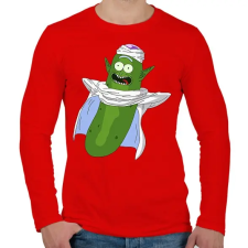 PRINTFASHION Dragon Ball Z Piccolo Pickle - Férfi hosszú ujjú póló - Piros férfi póló