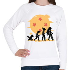 PRINTFASHION Dragonball evolúció - Női pulóver - Fehér