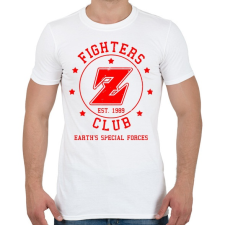 PRINTFASHION Dragonball Fighters Z Club - Férfi póló - Fehér férfi póló