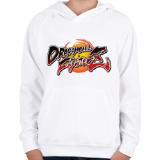 PRINTFASHION Dragonball FighterZ - Gyerek kapucnis pulóver - Fehér