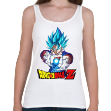PRINTFASHION Dragonball Vegeta - Női atléta - Fehér női trikó