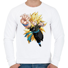 PRINTFASHION Dragonball Z - Férfi pulóver - Fehér férfi pulóver, kardigán