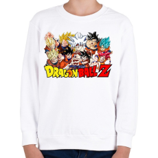 PRINTFASHION Dragonball Z - Gyerek pulóver - Fehér