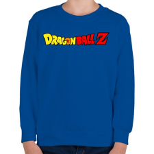 PRINTFASHION Dragonball Z logo - Gyerek pulóver - Királykék gyerek póló