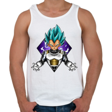 PRINTFASHION Dragonballz - Férfi atléta - Fehér atléta, trikó