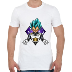 PRINTFASHION Dragonballz - Férfi póló - Fehér