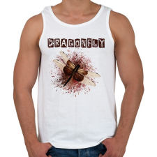 PRINTFASHION dragonfly1 - Férfi atléta - Fehér atléta, trikó