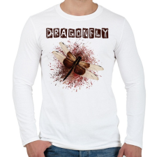 PRINTFASHION dragonfly1 - Férfi hosszú ujjú póló - Fehér férfi póló
