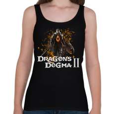 PRINTFASHION Dragons dogma 2 - Női atléta - Fekete