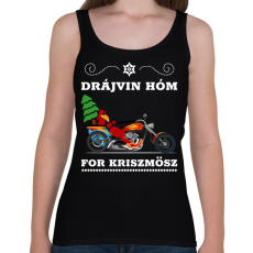 PRINTFASHION DRÁJVIN HÓM 2 - Női atléta - Fekete