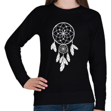 PRINTFASHION Dreamcatcher - Női pulóver - Fekete női pulóver, kardigán