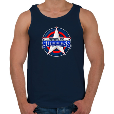 PRINTFASHION Dressed for Success - Férfi atléta - Sötétkék atléta, trikó