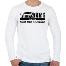 PRINTFASHION Drift az életem - Férfi hosszú ujjú póló - Fehér