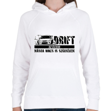 PRINTFASHION Drift az életem - Női kapucnis pulóver - Fehér