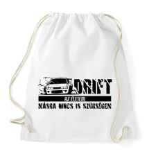 PRINTFASHION Drift az életem - Sportzsák, Tornazsák - Fehér tornazsák