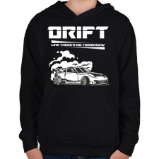 PRINTFASHION Drift - Gyerek kapucnis pulóver - Fekete gyerek pulóver, kardigán
