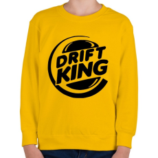 PRINTFASHION Drift King - Gyerek pulóver - Sárga