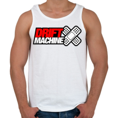 PRINTFASHION Drift Machine - Férfi atléta - Fehér