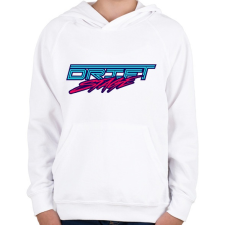 PRINTFASHION Drift Stage - Gyerek kapucnis pulóver - Fehér gyerek pulóver, kardigán