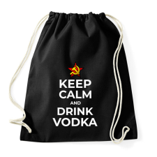 PRINTFASHION DRINK VODKA - Sportzsák, Tornazsák - Fekete tornazsák