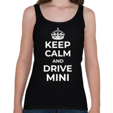 PRINTFASHION DRIVE MINI  - Női atléta - Fekete női trikó