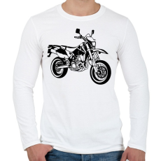 PRINTFASHION drz - Férfi hosszú ujjú póló - Fehér