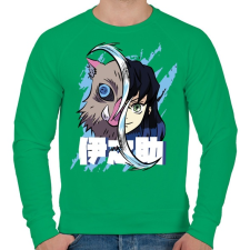 PRINTFASHION DS - Bora - Férfi pulóver - Zöld férfi pulóver, kardigán