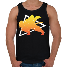 PRINTFASHION DS Katana - Férfi atléta - Fekete atléta, trikó