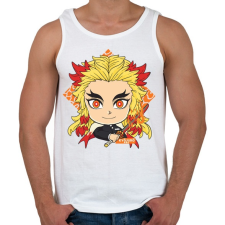 PRINTFASHION DS Kyojuro - Férfi atléta - Fehér atléta, trikó