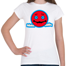 PRINTFASHION DSL Cloud Smiley #4 - Női póló - Fehér
