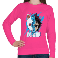 PRINTFASHION DT Inosuka mask - Női pulóver - Fukszia női pulóver, kardigán